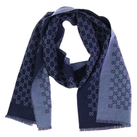 blue gucci scarf|Gucci scarf cost.